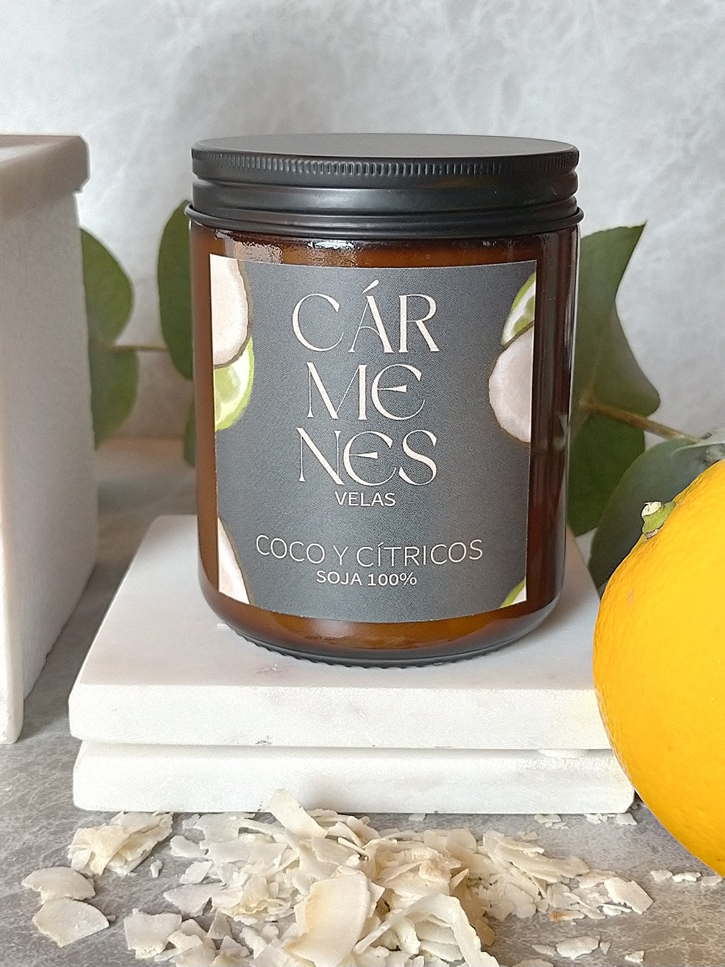Vela 10 Coco y Citricos