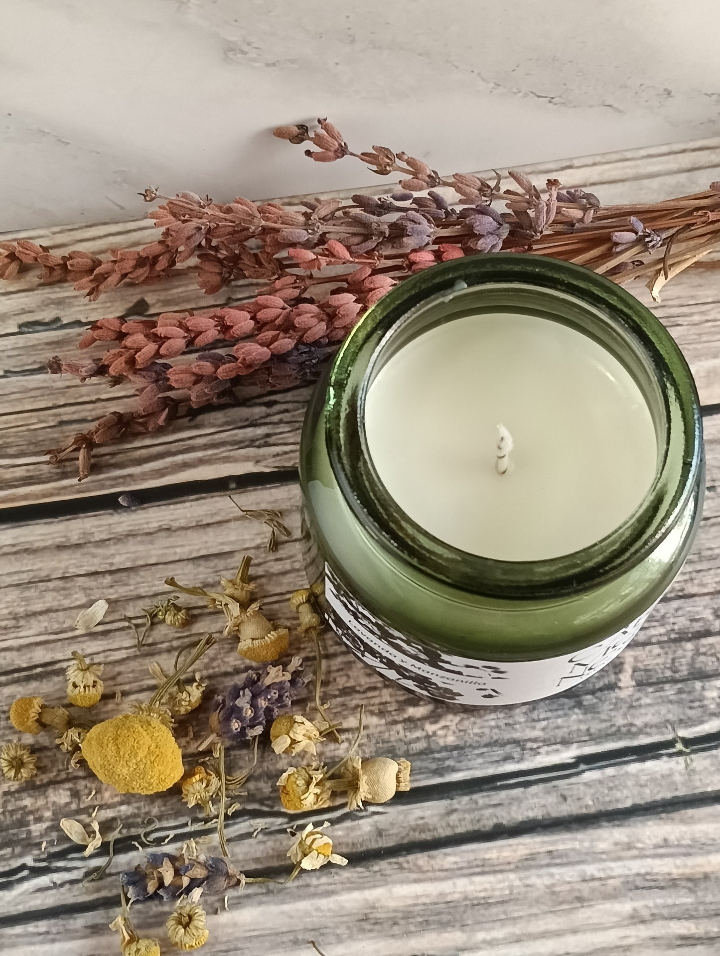 Vela lavanda y manzanilla