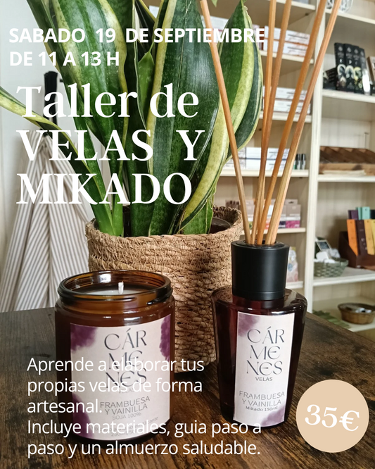 Taller Velas y Mikado