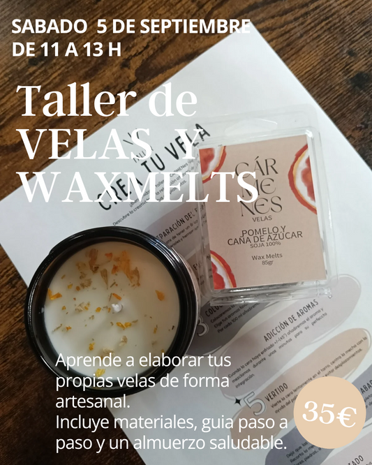 Taller de velas y waxmelts