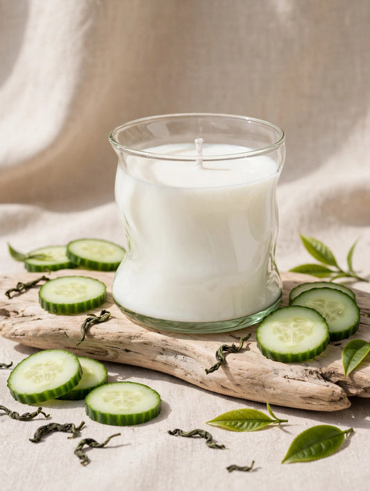 Vela té verde y pepino
